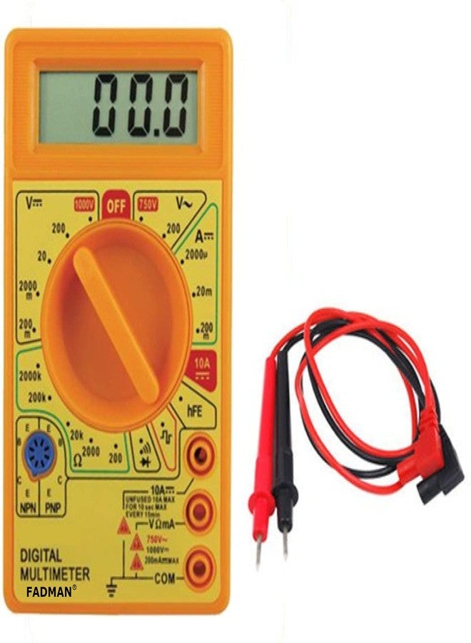 FADMAN FD-12 DIGITAL MULTIMETER YELLOW - Image 1